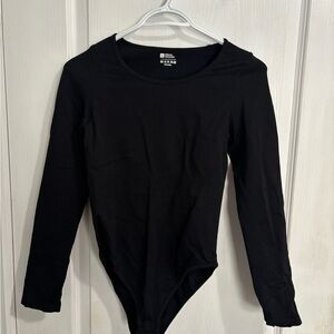 Black Long Sleeve Bodysuit